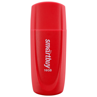 Память Smart Buy "Scout"  16GB, USB 2.0 Flash Drive, красный