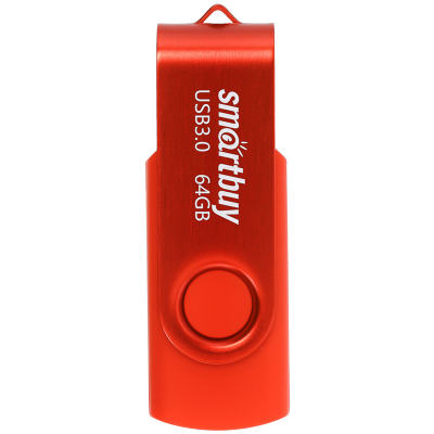 Память Smart Buy "Twist"  64GB, USB 3.0 Flash Drive, красный