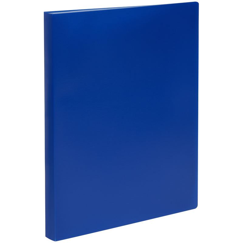 Папка с 60 вкладышами СТАММ А4, 21мм, 600мкм, пластик, синяя