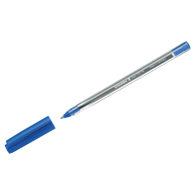 Ручка шариковая Schneider "Tops 505 M" синяя, 1,0мм, прозрачный корпус