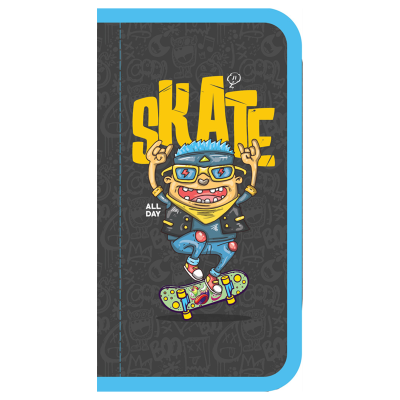 Пенал 1 отделение, 190*90 ArtSpace "Skate", ламинированный картон