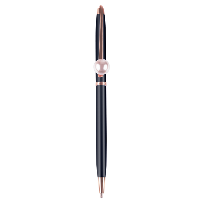 Ручка шариковая автоматическая MESHU "Black jewel" синяя, 1,0мм