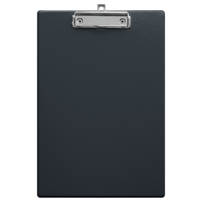 Планшет с зажимом OfficeSpace А4, ПВХ, черный