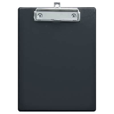 Планшет с зажимом OfficeSpace А5, ПВХ, черный