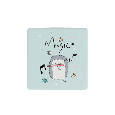 Зеркальце карманное складное MESHU "Hedgehog music"