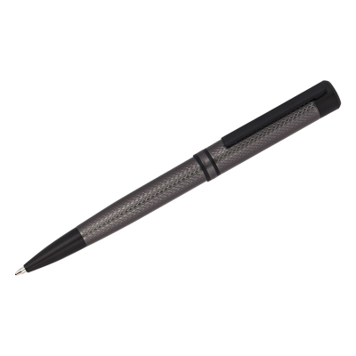 Ручка шариковая Delucci "Antica" синяя, 1,0мм, корпус графит/черный, поворотн., подарочная упаковка
