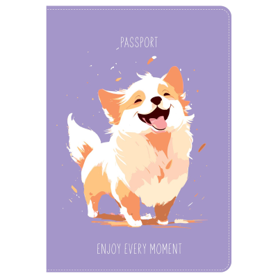 Обложка для паспорта MESHU "Shiny Puppy", ПВХ, 2 кармана