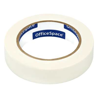 Клейкая лента малярная OfficeSpace, 25мм*50м, ШК