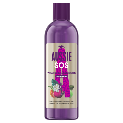 Шампунь для волос Aussie "SOS Глубокое восстановление", 290мл (ПОД ЗАКАЗ)