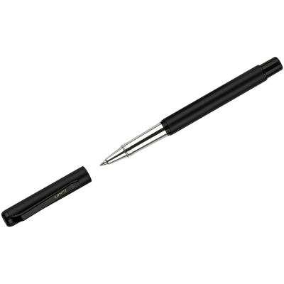 Ручка шариковая Luxor "Meek" синяя, 0,7мм, корпус черный, поворотный механизм, футляр