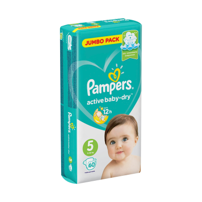 Подгузники Pampers "Active Baby", юниор (11-16 кг), 60шт., 8001090804747(ПОД ЗАКАЗ)