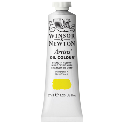 Краска масляная профессиональная Winsor&Newton "Artists Oil", 37мл, желтый висмут