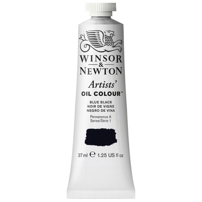 Краска масляная профессиональная Winsor&Newton "Artists Oil", 37мл, иссиня-черный