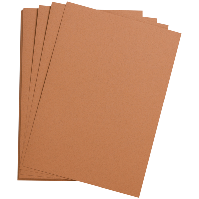 Цветная бумага 500*650мм, Clairefontaine "Etival color", 24л., 160г/м2, лососевый, легкое зерно, 30%хлопка, 70%целлюлоза