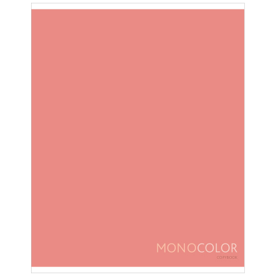 Тетрадь 48л., А5, клетка ArtSpace "Моноколор. Pale color. Coral"