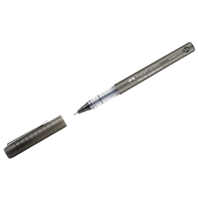 Ручка-роллер Faber-Castell "Free Ink Needle" черная, 0,5мм, одноразовая