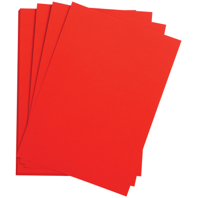Цветная бумага 500*650мм, Clairefontaine "Etival color", 24л., 160г/м2, маковый, легкое зерно, 30%хлопка, 70%целлюлоза