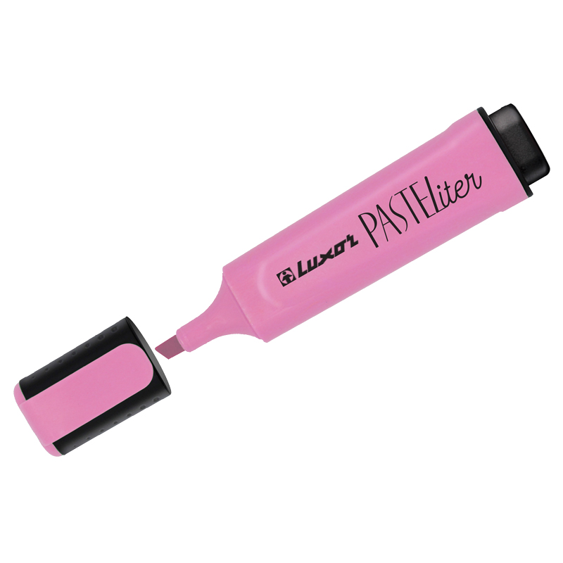 Текстовыделитель Luxor "Pasteliter" пастельный розовый, 1-5мм