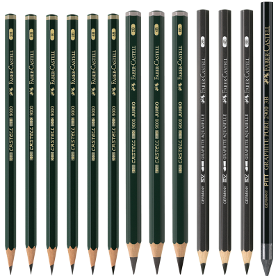 Набор карандашей ч/г Faber-Castell "Pitt Graphite", 26 предметов, заточен., метал. кор.