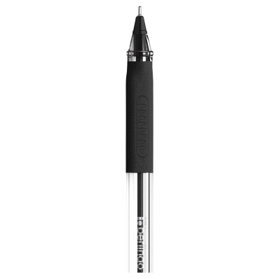 Ручка шариковая Berlingo "Triangle 110" черная, 0,7мм, трехгран., грип