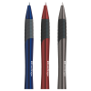Ручка шариковая автоматическая Berlingo "Metallic XL" синяя, 0,7мм, грип, корпус ассорти