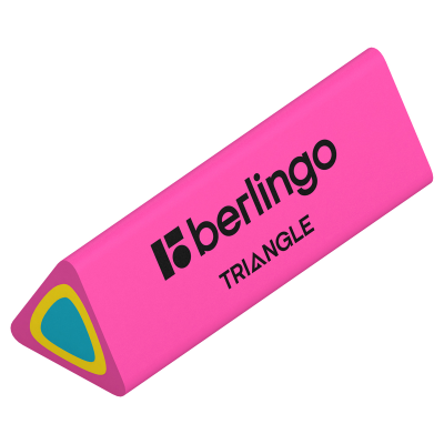 Ластик Berlingo "Triangle", треугольный, термопластичная резина, 44*15*15мм