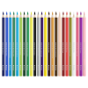 Карандаши цветные Berlingo "SuperSoft. Замки", 24цв., заточен., картон, европодвес