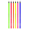Карандаши цветные флуоресцентные Berlingo "SuperSoft. Fluo", 06цв., трехгран., заточен., европодвес
