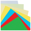 Цветная бумага тонированная 210*210мм, Мульти-Пульти, 100л., 10цв., в пакете, "Енот в России"