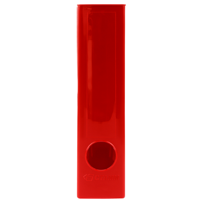 Лоток для бумаг вертикальный СТАММ "Лидер", красный, ширина 75мм