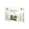 Алмазная мозаика ТРИ СОВЫ "Вечерний трамвай", 30*40см, холст на деревянном подрамнике, картонная коробка с пластиковой ручкой