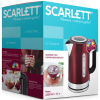 Чайник электрический Scarlett SC-EK21S78, 1,7л, 2200Вт, цифровое управление, нержавеющая сталь, красный
