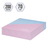 Блок для записи декоративный на склейке Berlingo "Haze" 8,5*8,5*2см, розовый/голубой, 200л.