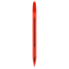 Ручка шариковая СТАММ "555" красная, 0,7мм, тонированный корпус