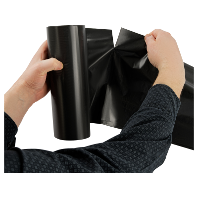 Мешки для мусора  240л OfficeClean ПВД, 93*130см, 45мкм, 10шт., прочные, черные, в рулоне