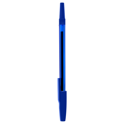 Ручка шариковая СТАММ "049" синяя, 0,7мм, тонированный корпус