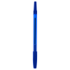 Ручка шариковая СТАММ "049" синяя, 0,7мм, тонированный корпус