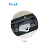 Сумка-шоппер Först "Mist" 40*35*8см, 1 отделение, 1 карман, вельветовая на кнопке