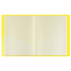 Папка с 20 вкладышами Berlingo "Neon" А4, 17мм, 1000мкм, желтый неон, с внутр. карманом