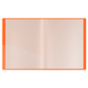 Папка с 20 вкладышами Berlingo "Neon" А4, 17мм, 1000мкм, оранжевый неон, с внутр. карманом