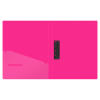 Папка c зажимом Berlingo "Neon" А4, 17мм, 1000мкм, розовый неон, D-кольца, с внутр. карманом