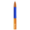 Ручка шариковая Berlingo "Tribase grip ginger" синяя, 0,7мм, грип
