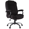 Кресло руководителя Helmi HL-ES01 "Extra Strong" повышенной прочности, ткань черно-серая, до 200кг
