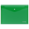 Папка-конверт на кнопке Berlingo "No Secret", А4, 200мкм, зеленая
