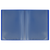 Папка с 10 вкладышами СТАММ "Стандарт" А4, 9мм, 600мкм, пластик, синяя