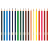 Карандаши цветные Гамма "Классические", 18цв., заточен., картон. упаковка, европодвес