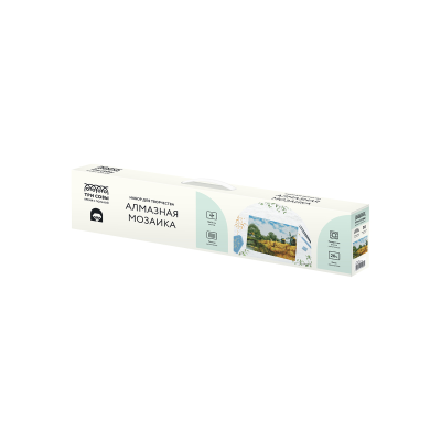 Алмазная мозаика ТРИ СОВЫ "Мельницы", 50*70см, холст, картонная коробка с пластиковой ручкой