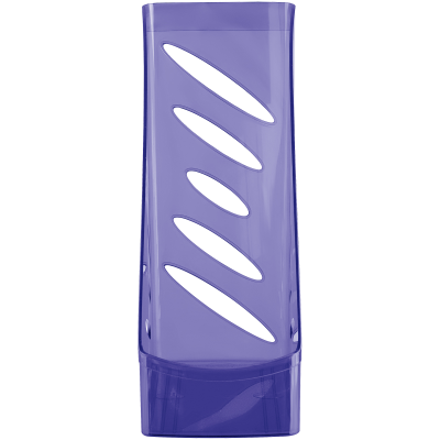 Лоток для бумаг вертикальный СТАММ "Тропик", тонированный фиолетовый, ширина 110мм