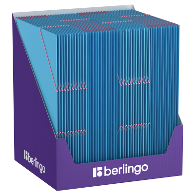 Папка на резинке Berlingo "Haze" А4, пластик, 600мкм, голубая, софт-тач