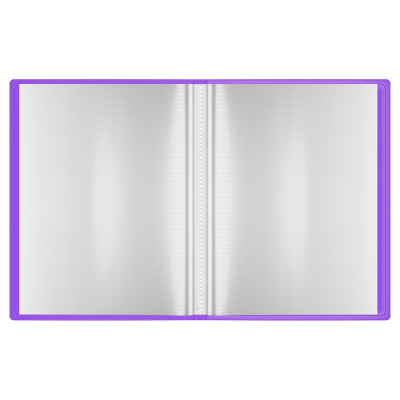 Папка с 10 вкладышами Berlingo "Envy" А4, 17мм, 700мкм, с внутр. карманом, фиолетовая